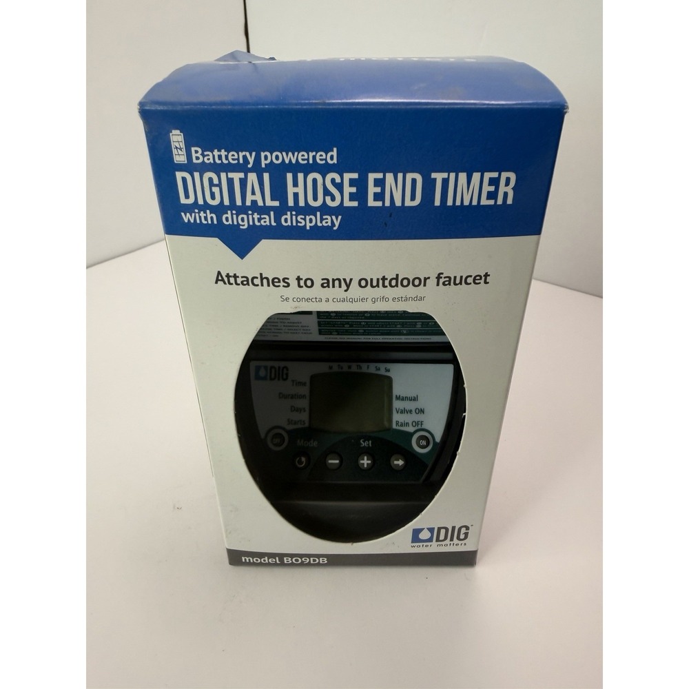 Digital Hose End Fully Automatic Watering Timer Model B09DB